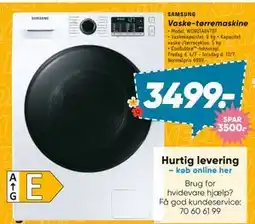 Bilka Vaske-tørremaskine tilbud