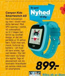 Bilka Canyon Kids Smartwatch 4G tilbud