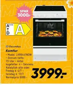 Bilka Komfur tilbud