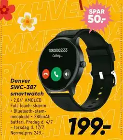 Bilka Denver SWC-387 smartwatch tilbud