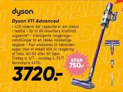 Bilka Dyson V11 Advanced tilbud