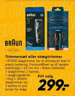 Bilka Trimmersæt eller skægtrimmer tilbud