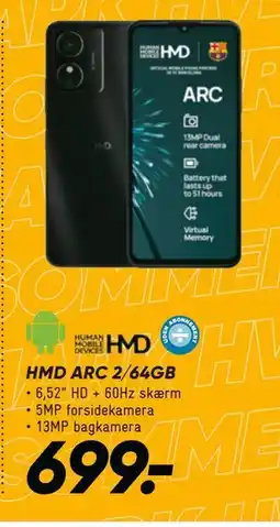 Bilka HMD ARC 2/64GB tilbud