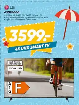 Bilka LG 65UT8000 tilbud