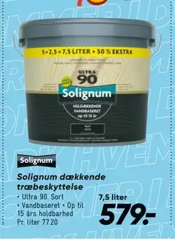 Bilka Solignum dækkende træbeskyttelse tilbud