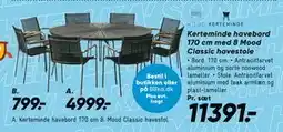 Bilka Kerteminde havebord 170 cm tilbud