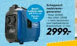 Bilka Scheppach nødstrømsgenerator tilbud
