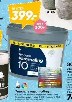 Bilka Tendens vægmaling tilbud