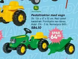 Bilka Pedaltraktor med vogn tilbud