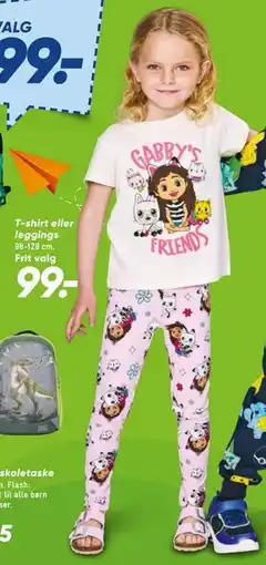 Bilka T-shirt eller leggings tilbud