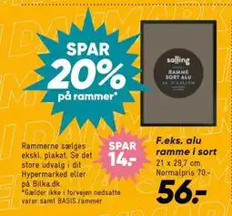 Bilka SPAR 20% på rammer tilbud