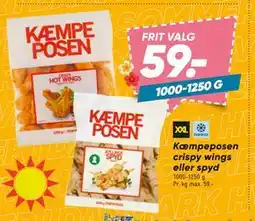 Bilka Kæmpeposen crispy wings eller spyd tilbud
