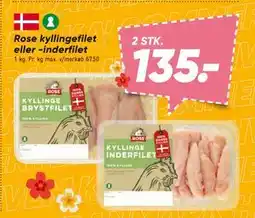 Bilka Rose kyllingefilet eller -inderfilet tilbud