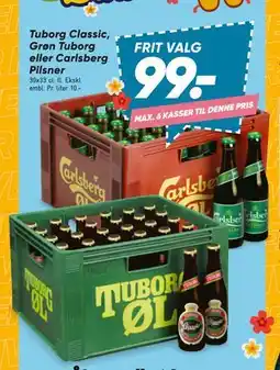 Bilka Tuborg Classic, Grøn Tuborg eller Carlsberg Pilsner tilbud