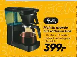 Bilka Melitta grande 3.0 kaffemaskine tilbud