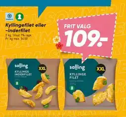 Bilka Kyllingefilet eller -inderfilet tilbud