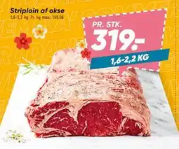 Bilka Striploin af okse tilbud