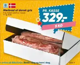 Bilka Mørbrad af dansk gris tilbud