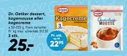 Bilka Dr. Oetker dessert, kagemousse eller kagecreme tilbud