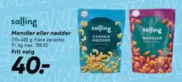Bilka Mandler eller nødder tilbud
