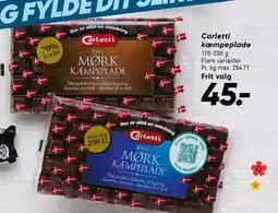 Bilka Carletti kæmpeplade tilbud