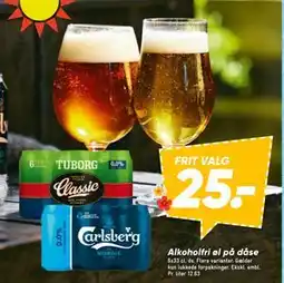 Bilka Alkoholfri øl på dåse tilbud
