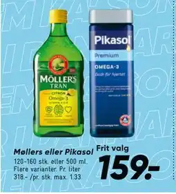 Bilka Møllers eller Pikasol tilbud