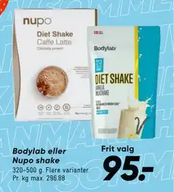 Bilka Bodylab eller Nupo shake tilbud