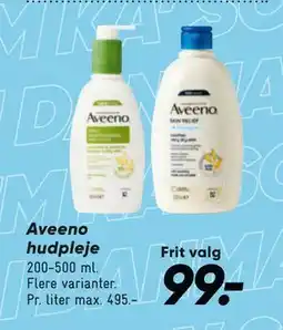 Bilka Aveeno hudpleje tilbud