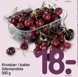 Kirsebær i bakke Udenlandske 500 g