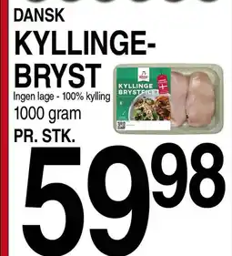 ABC Lavpris Dansk kyllinge- bryst tilbud
