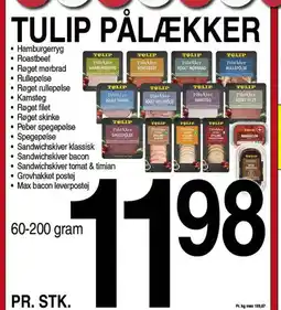 ABC Lavpris TULIP Palækker tilbud