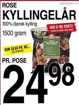ABC Lavpris Rose kyllingelår tilbud