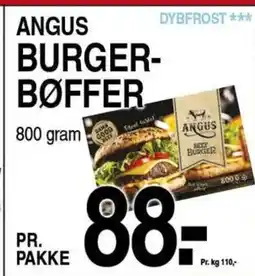 ABC Lavpris Angus burger- bøffer tilbud