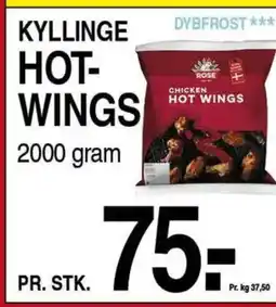 ABC Lavpris Kyllinge hot- wings tilbud