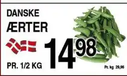 ABC Lavpris Danske ærter tilbud