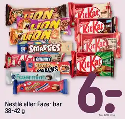 REMA 1000 Nestlé eller Fazer bar tilbud