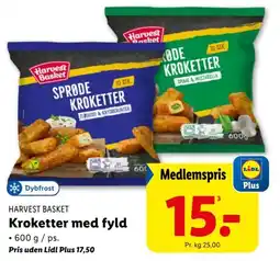 Lidl HARVEST BASKET Kroketter med fyld tilbud