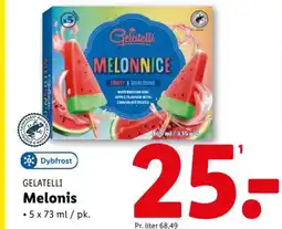 Lidl GELATELLI Melonis tilbud