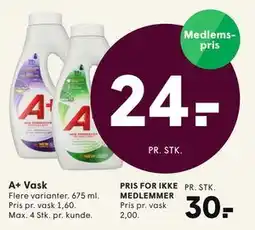SPAR A+ Vask tilbud