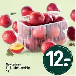 REMA 1000 Nektariner Kl. I, udenlandske 1 kg tilbud