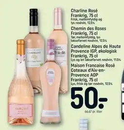 REMA 1000 Maison Francaise Rosé Coteaux d’Aix-en Provence AOP Frankrig, 75 cl tilbud
