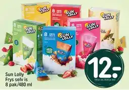 REMA 1000 Sun Lolly Frys selv is 8 pak/480 ml tilbud