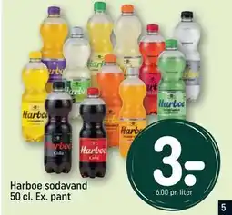 REMA 1000 Harboe sodavand 50 cl. Ex. pant tilbud