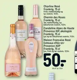 REMA 1000 Charline Rosé Frankrig, 75 cl tilbud