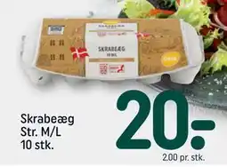 REMA 1000 Skrabeæg Str. M/L 10 stk tilbud
