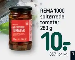 REMA 1000 REMA 1000 soltørrede tomater 280 g tilbud