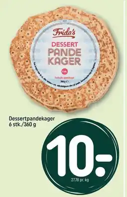 REMA 1000 Dessertpandekager 6 stk./360 g tilbud