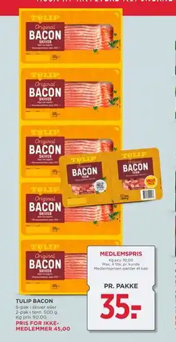 MENY TULIP BACON tilbud