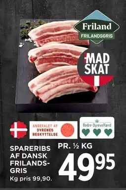 MENY SPARERIBS AF DANSK FRILANDS GRIS tilbud